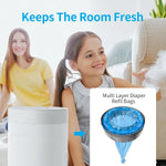 Wuyangxd litter refill bags compatible with standard and xl pails