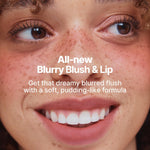 fwee multi use soft matte blush and lip tint pot texture view