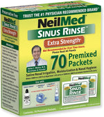 NeilMed's Sinus Rinse Extra Strength Pre-Mixed Hypertonic Packets 70 Count Box - Image 1