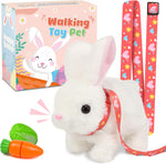 Voichic Robot Bunny Pal white interactive plush front view