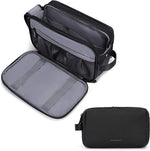 BAGSMART Toiletry Bag for Men, Travel Toiletry Organizer Dopp Kit Water-resistant Shaving Bag for Toiletries Accessories, Door Room Essentials,Navy Blue-medium - Image 15
