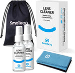 SmoTecQ Glasses Cleaner Kit front view showing two spray bottles and cloths