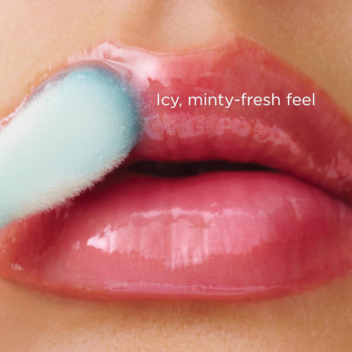 Clarins Lip Comfort Oil lifestyle application shot