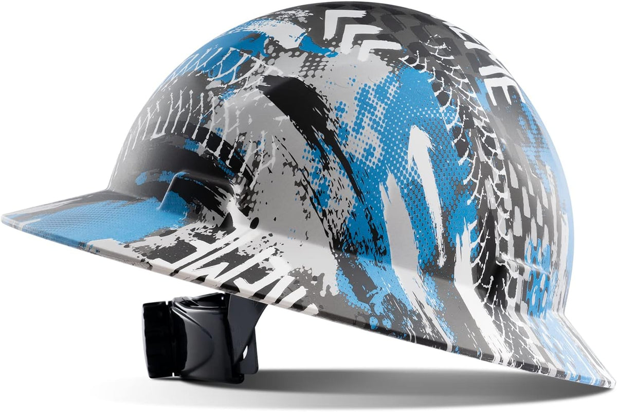LANON Full Brim FRP Hard Hat, Class C, Premium Multicolor Design | FRP Shell with 4-Point Adjustable Ratchet Suspension, ANSI Z89.1 Type I, Class C Construction, OSHA Approved Safety Helmet - Image 10