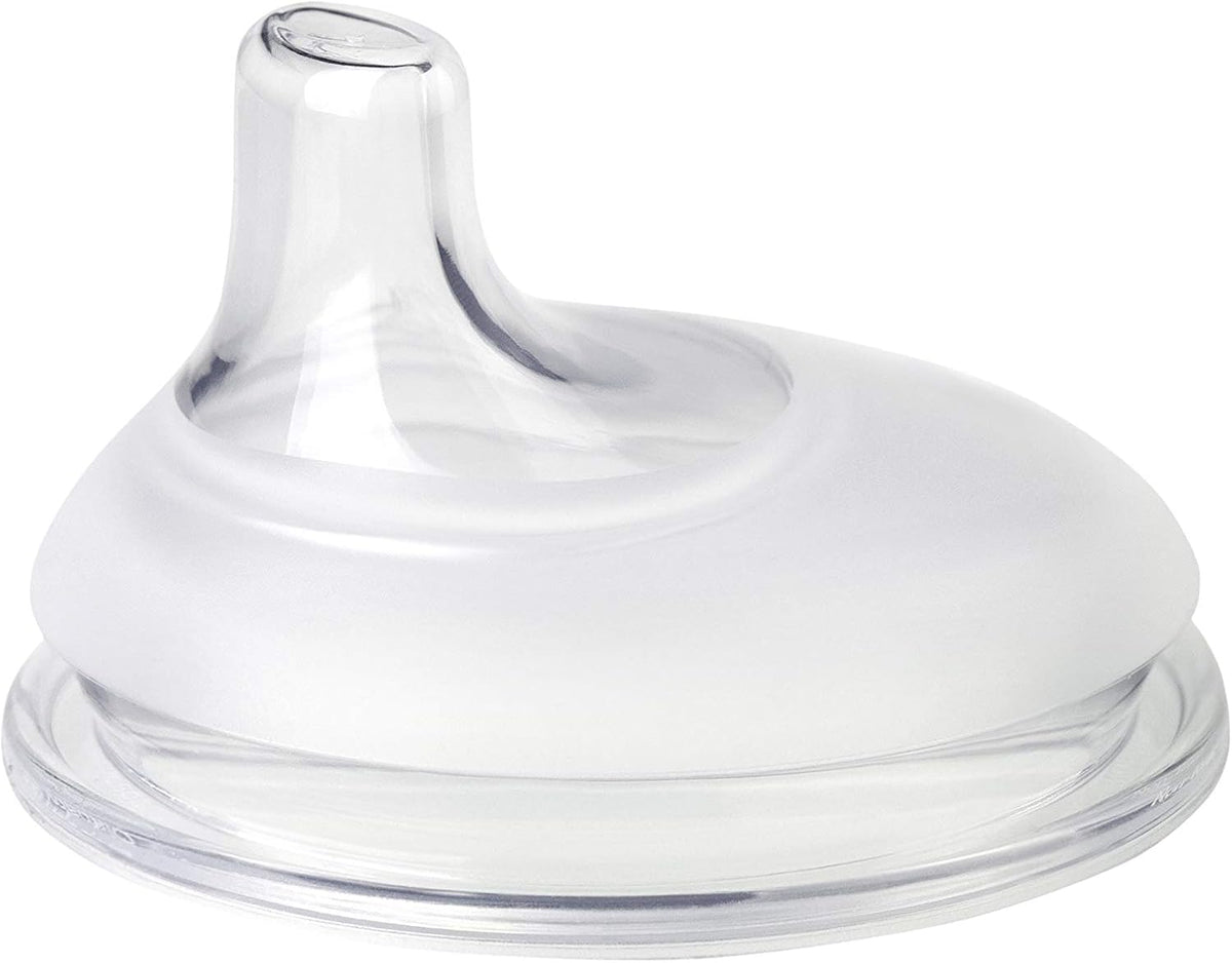 Olababy soft spout front view for baby bottle transition