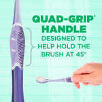 GUM toothbrush ultra fine tapered bristles detail