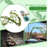 Bnosdm 3.6 foot chameleon vine coiled for terrarium