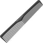 Bardeau Essentials professional 7 inch carbon fiber styling comb front view