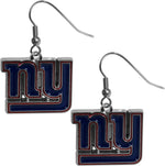 Siskiyou NFL chrome dangle earrings packaging and brand presentation