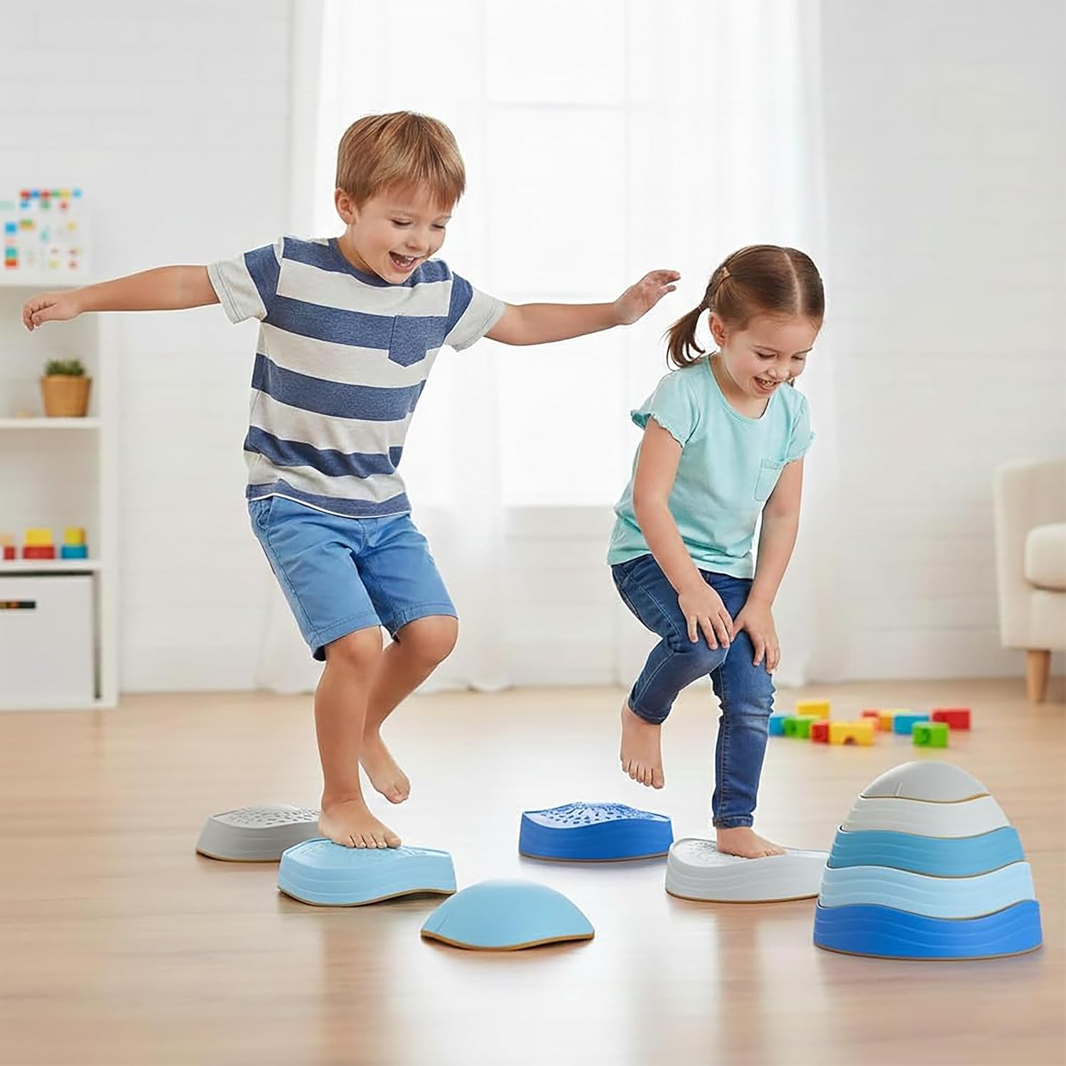 Special Supplies stepping stones for kids 5 piece set front view
