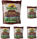 Small rabbits enjoying Wagner wildlife food outdoors