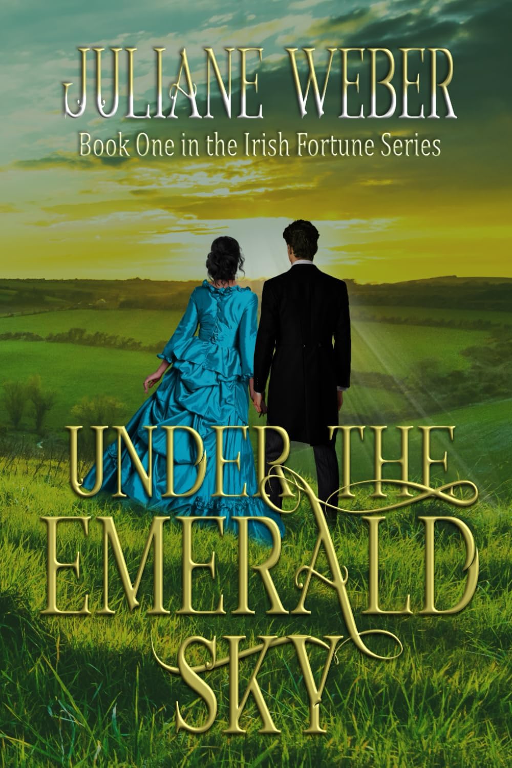 Juliane Weber Under the Emerald Sky paperback front cover historical novel