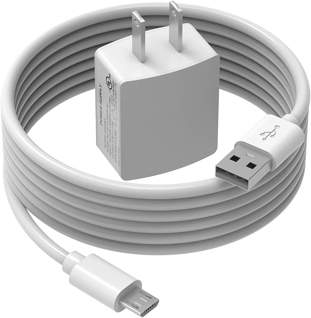 Nicpower AC charger adapter for Kindle Paperwhite front view