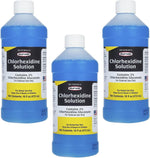 Durvet Chlorhexidine Solution 16 fluid ounce bottles front view