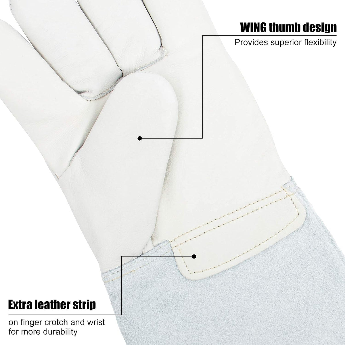 BEETRO -292/-180 or Above Antifreeze Gloves for Dry Ice Handling Liquid Nitrogen Sponge and Cotton Inner - Image 9