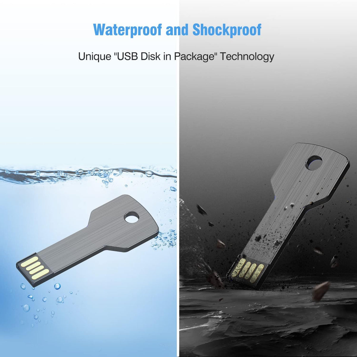 KOOTION 64GB USB flash drive plugged into computer port