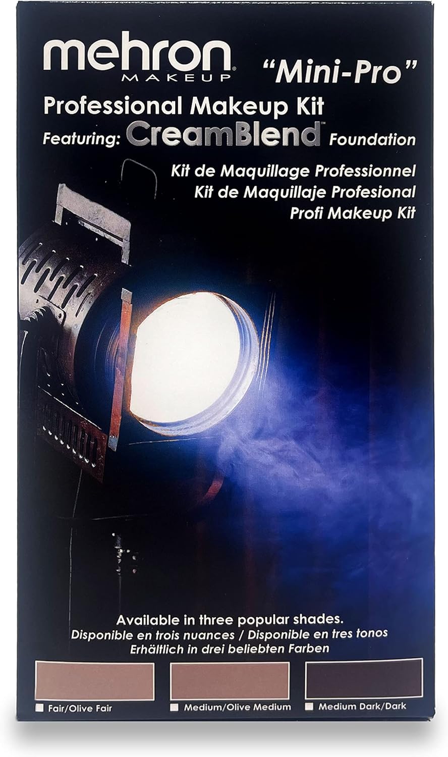 Mehron Makeup Mini-Pro Student Makeup Educational Kit (Fair/Olive) - Image 1