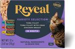 Reveal Fish Variety Pack Wet Cat Food in Broth 12-Pack 3-Flavor, High Protein, Limited Ingredient, Grain Free, Natural Canned Cat Food, No Fillers, No By-Products (12 x 2.47 oz Cans) - Image 9