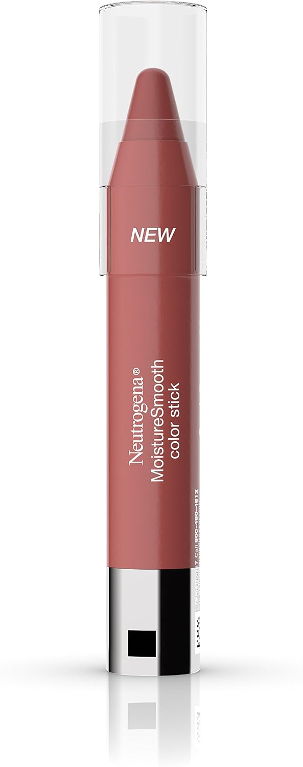 Neutrogena MoistureSmooth Color Stick for Lips, Moisturizing and Conditioning Lipstick with a Balm-Like Formula, Nourishing Shea Butter and Fruit Extracts, 80 Rich Raisin,.011 oz - Image 9