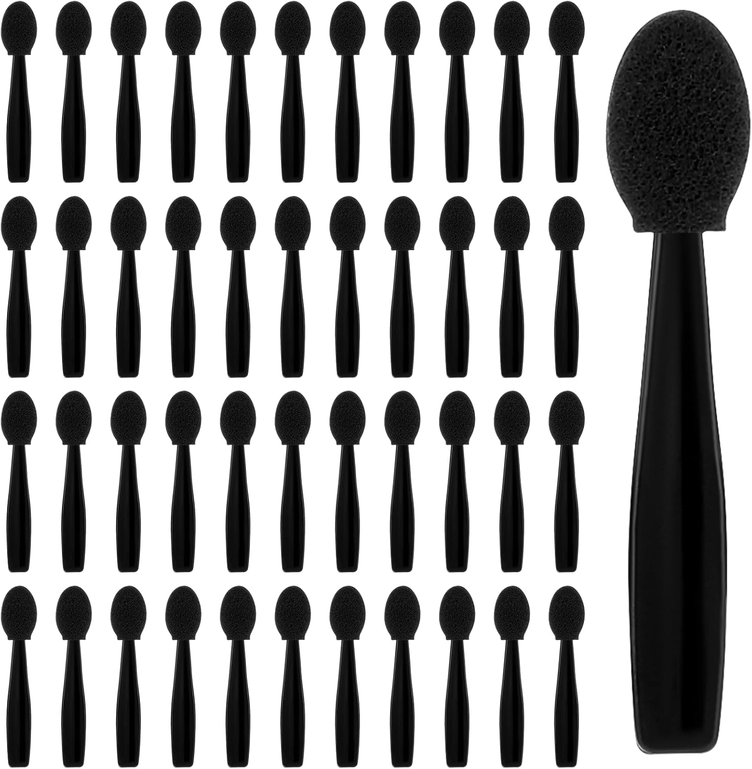 FdcLixuvol 50 pieces eye shadow applicator sticks front view