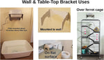 Cat litter box air purifier overhead wall mount setup