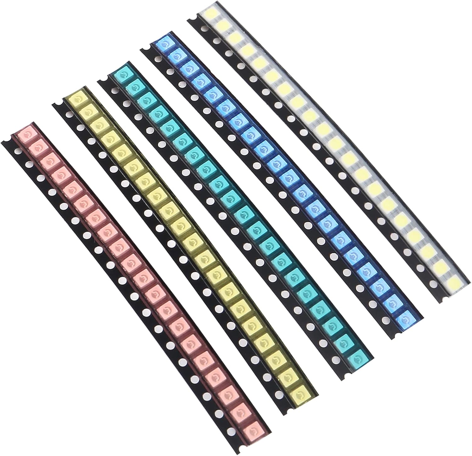Aediko surface mount device electronic light emitting diode kit assortment package