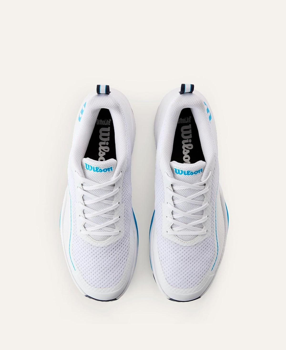 Wilson Men's Rush Pro Lite Tennis Shoes top view mesh upper