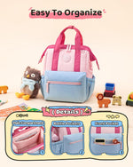 LOVEVOOK preschool daycare bag open compartment view