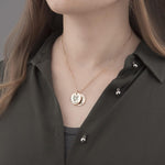 Anavia personalized round photo necklace for animal lovers