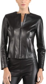 Close-up of soft lambskin leather texture and handmade stitching