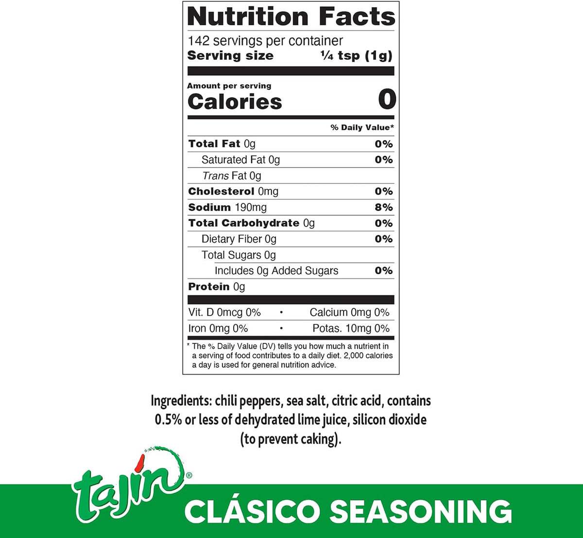 Close up view of Tajin spice blend texture and natural ingredients