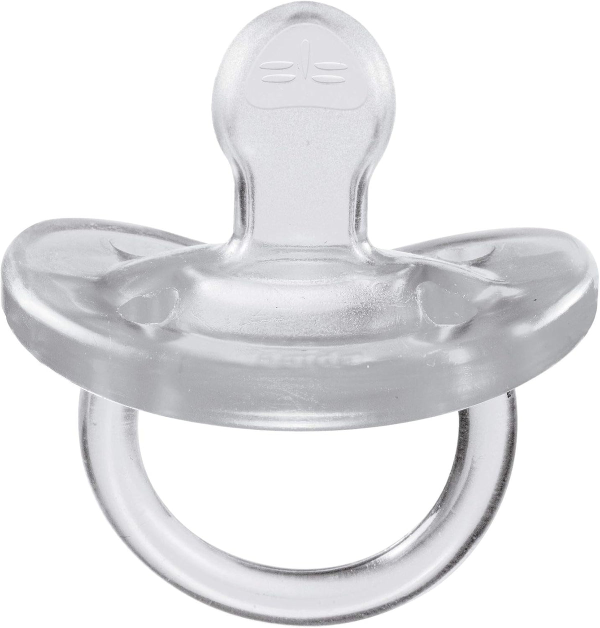 Chicco PhysioForma 100% Soft Silicone One Piece Pacifier for Babies Aged 6-16 Months | BPA & Latex Free | Reusable Sterilizing Case | Clear, 2pk - Image 10