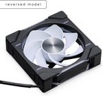 Phanteks D30 120mm ARGB fan side angle highlighting 30mm thickness