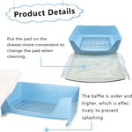 PINVNBY guinea pig litter box with cleaning brush set