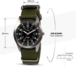 Infantry tactical watch worn on wrist outdoors