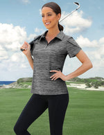 Viracy athletic polo shirt overlap short sleeve