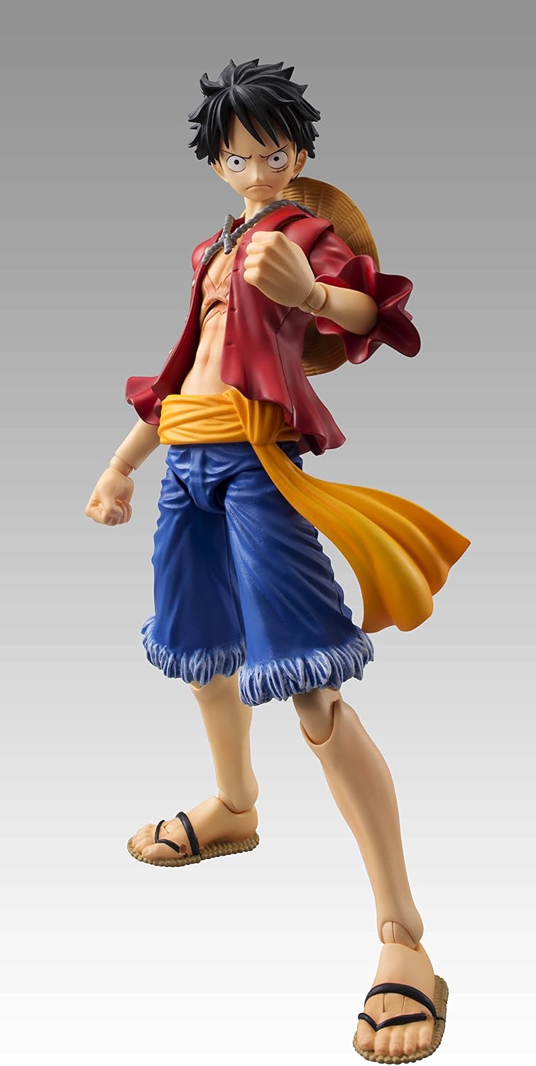 Megahouse One Piece Luffy action figure showing articulation and posing