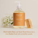Deep Steep 17.6 Fluid Ounces hand wash back label ingredients