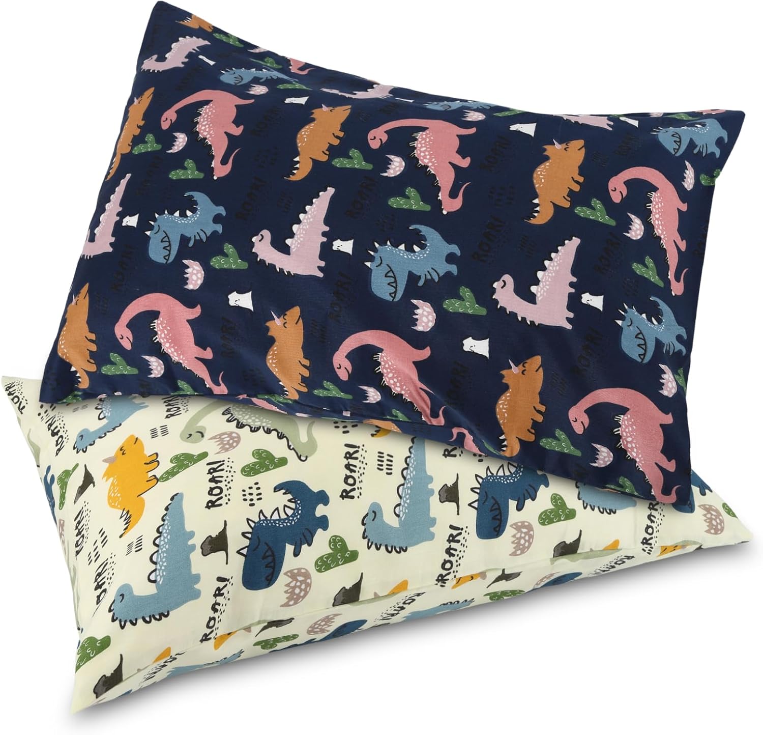 Gina Era ergonomic toddler pillowcase 2 pack front view