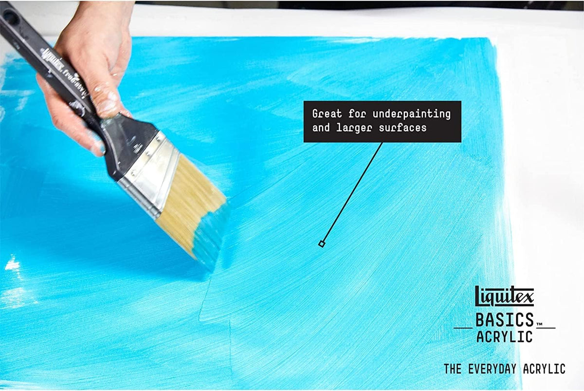 Liquitex Basics acrylic paint set texture and consistency