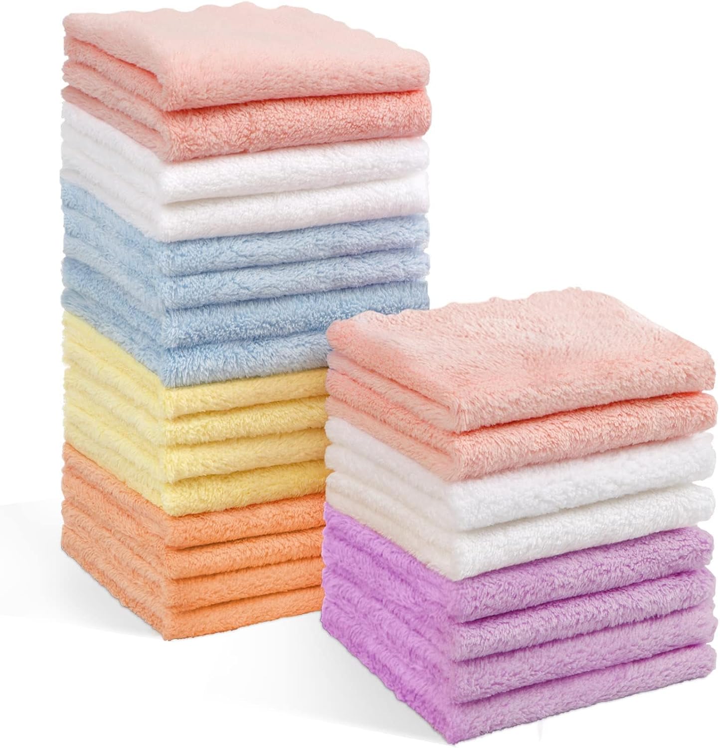 Orighty baby washcloths 24-pack front view