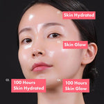Dermatologist tested Korean glass skin glow mask set showing two fifty milliliter tubes