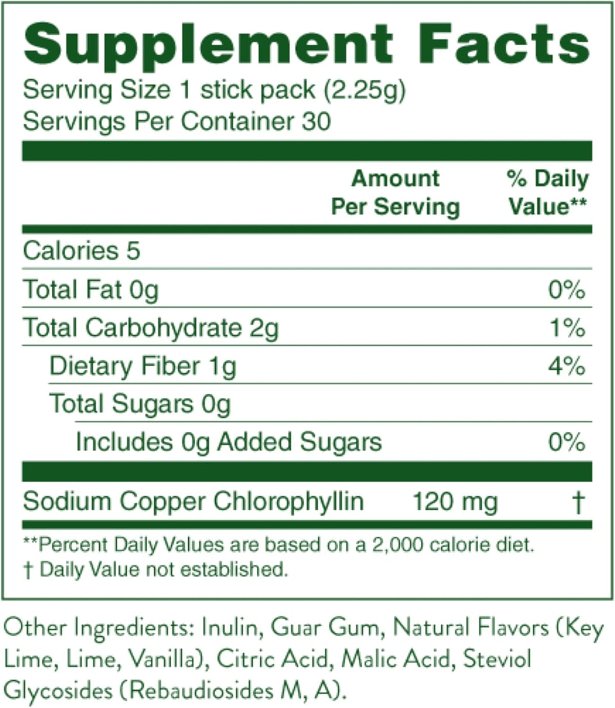 Nature's Sunshine extra strength formula package details