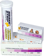 Phoenix Systems BrakeStrip Plus Service Center Kit front view showing the product box and diagnostic test strips.