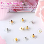 Sannix lifestyle view of earring backs supporting droopy ears