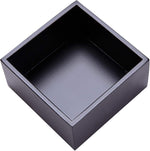 Bamboo Drawer Organizer Box for Office Home Black Orgnizer Boxes Office Organizer Boxes, Black 12"*4" - Image 9