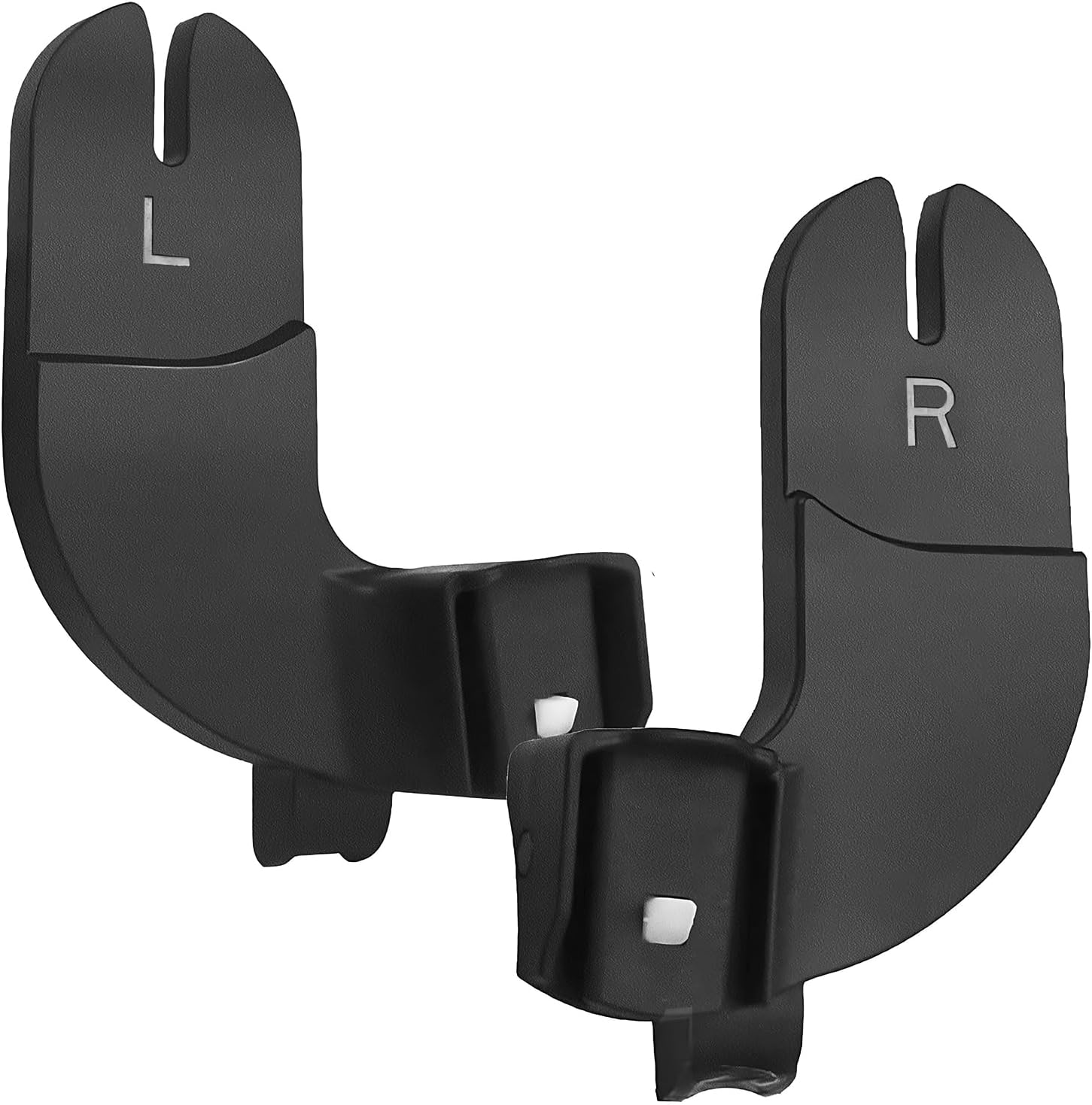 UTNVBTR car seat adapter black front view for Baby Jogger