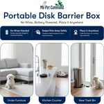 Wireless hidden fence for dogs transmitter box with adjustable range settings