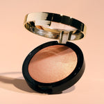 Luminescent micro fine shimmer face powder highlighter close up