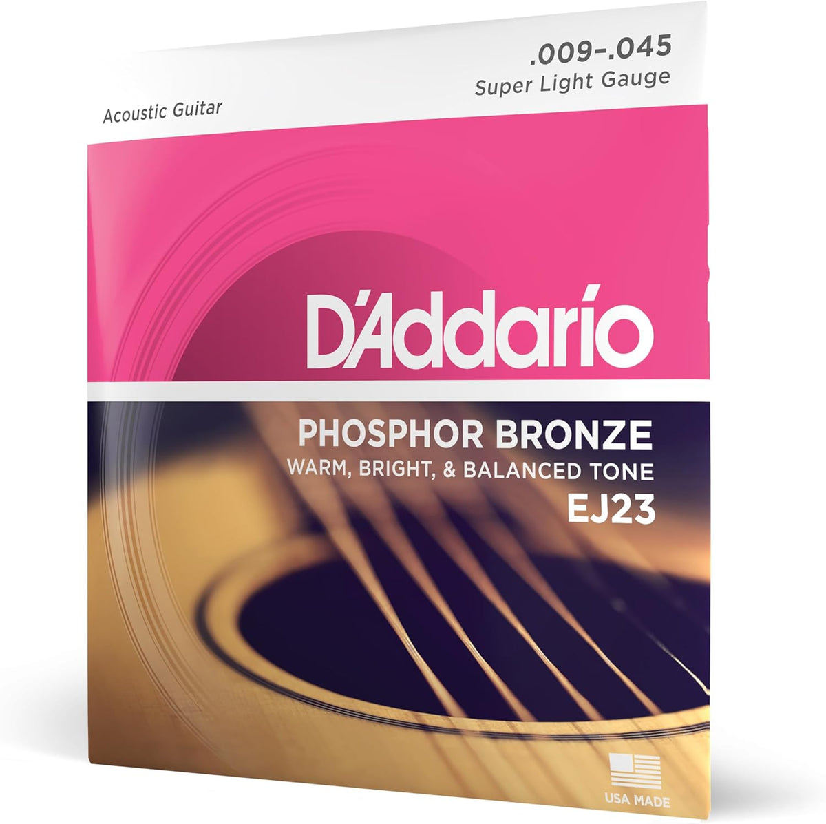 D'Addario EJ26 Phosphor Bronze Acoustic Guitar Strings, Custom Light 11-52 | Phosphor bronze acoustic guitar strings offer warm, bright, balanced tone, reliable intonation, durable feel and playability. - Image 11